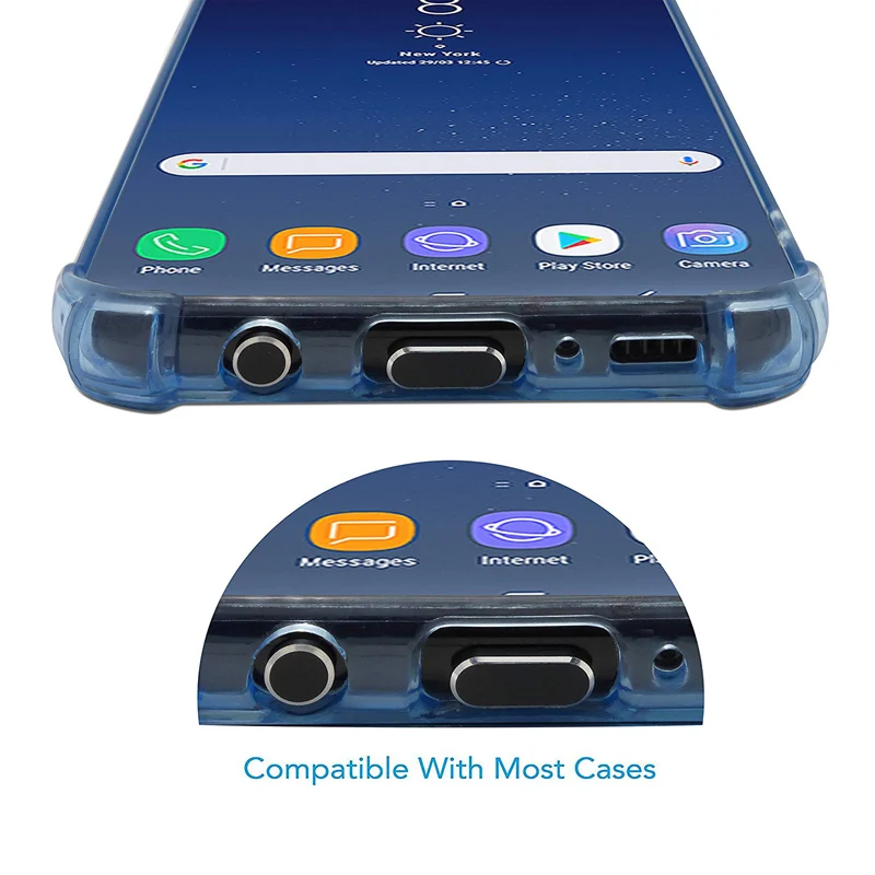 Пылезащитная заглушка зарядный порт разъем для наушников 3 5 iPhone XR XS X 8 7 6S Plus Android
