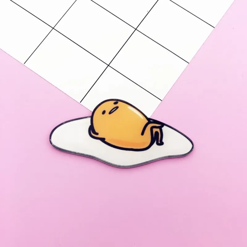 1 шт. акриловые значки с изображением желтого яйца для кукол Значки рюкзака