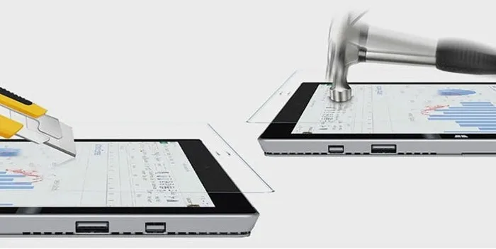 Закаленное стекло для защиты экрана Microsoft Surface Pro 3 12 дюймов Взрывозащищенная
