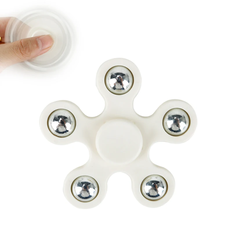 Пять бусин ручной крутящийся Спиннер игрушки Непоседа для Austim снятие стресса