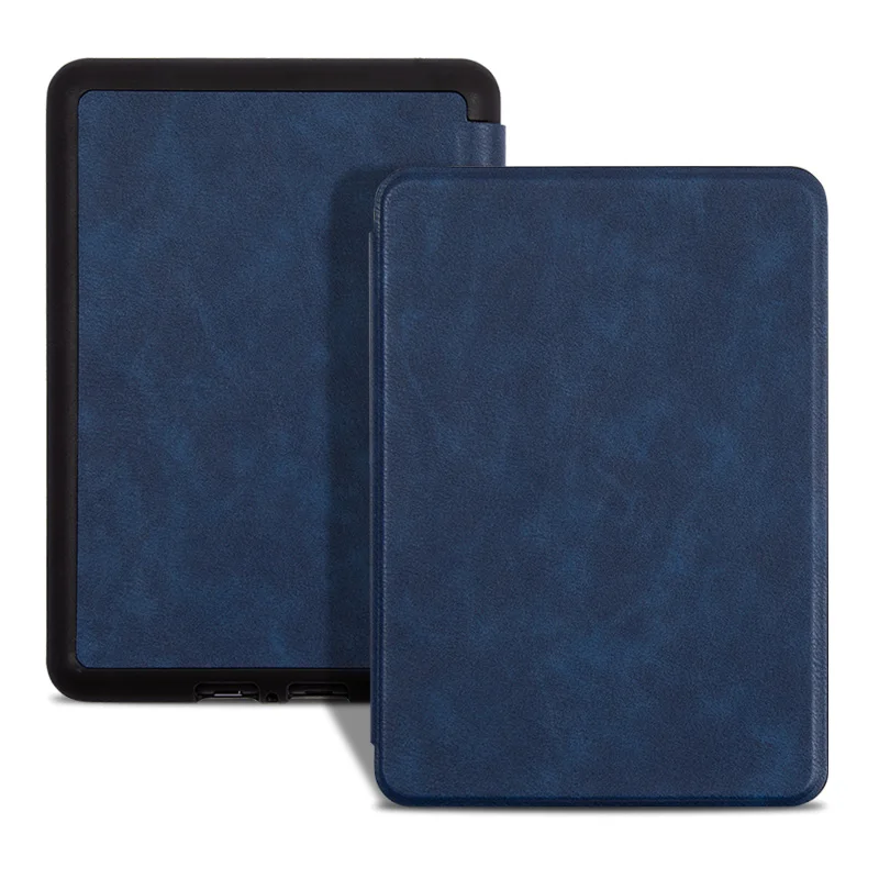 Dark blue Смарт-чехол для всех новых " Kindle Paperwhite 4 электронных книг 10-го поколения выпуска, мягкий чехол из ТПУ с автоматическим выключением/пробуждением - Цвет: Dark blue