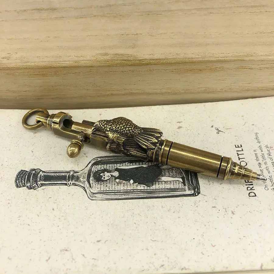 Открытый Дорожный набор инструментов ручной работы мини EDC латунная ручка для