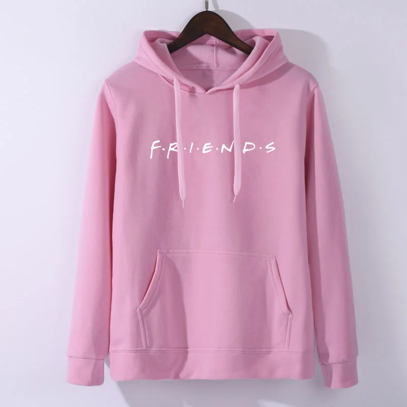 pink Новинка, Harajuku, летние топы с буквенным принтом, модные повседневные толстовки для женщин, друзей, ТВ шоу, Подарочный Hoody - Цвет: pink