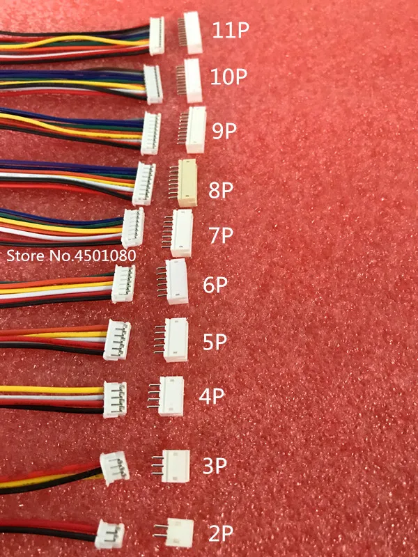 Соединитель JST 20 компл./лот Mini Micro ZH 1 5 2/3/4/5/6/7/8/9/10 Pin с кабелями длиной 100 мм |