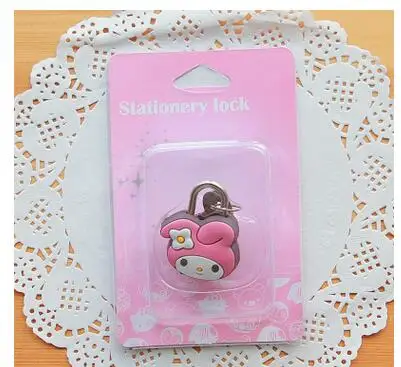 1X милый мультфильм Kawaii животные багажная сумка металлический замок журнал дневник пароль Блокировка файл держатель канцелярские принадлежности - Цвет: rabbit