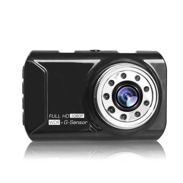 Автомобильный видеорегистратор 3 дюйма 1080P угол обзора 170 градусов G-датчик