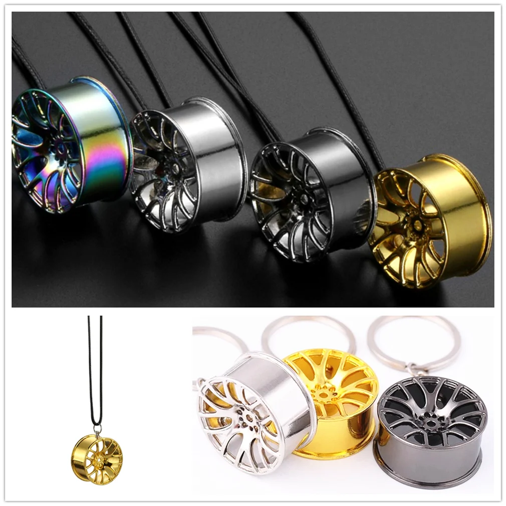 Автомобильное колесо подвесное зеркало украшение брелок кольцо для ключей Honda City