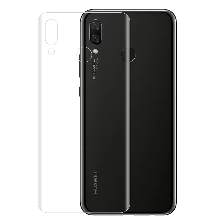 Передняя + задняя мягкая пленка для Huawei P Smart Plus полная защита экрана Nova 3 3i
