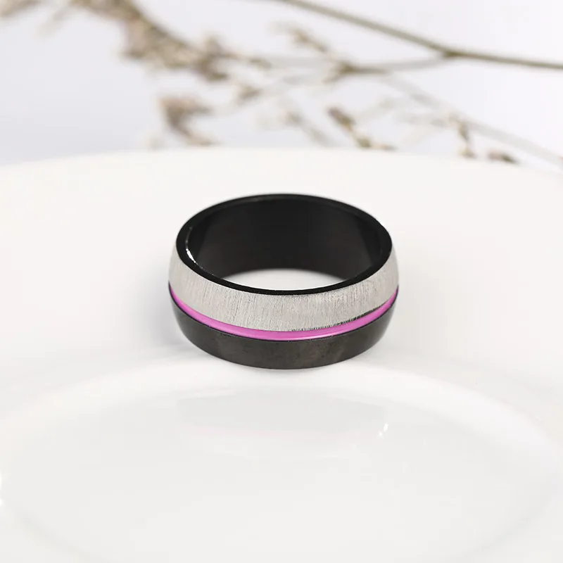 Мужское и женское двухцветное кольцо из сплава ювелирное изделие КАПЛЕВИДНАЯ