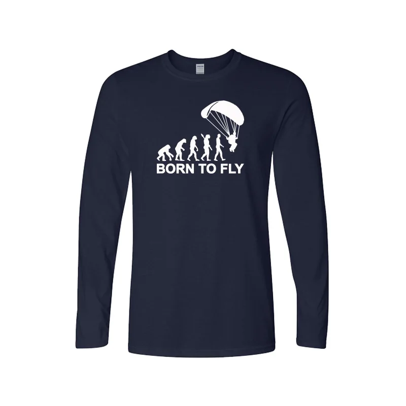 Футболка мужская с длинным рукавом хлопковая смешная дизайнерская рубашка