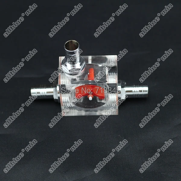 Расходомер для системы жидкостного охлаждения ЦПУ с 3 патрубками | Компьютеры и