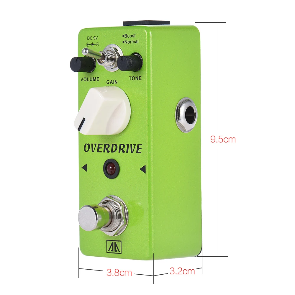 Аромат AGR 5 ламповой как овердрайв Гитары педаль эффектов 2 Режимы Алюминий сплав