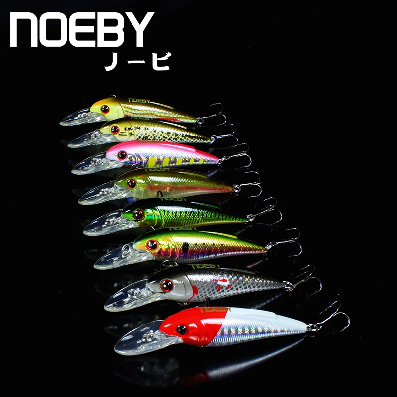NOEBY 1 шт. рыболовная приманка 65 мм/8 8 г 0-1 2 м подвесное качество профессиональный