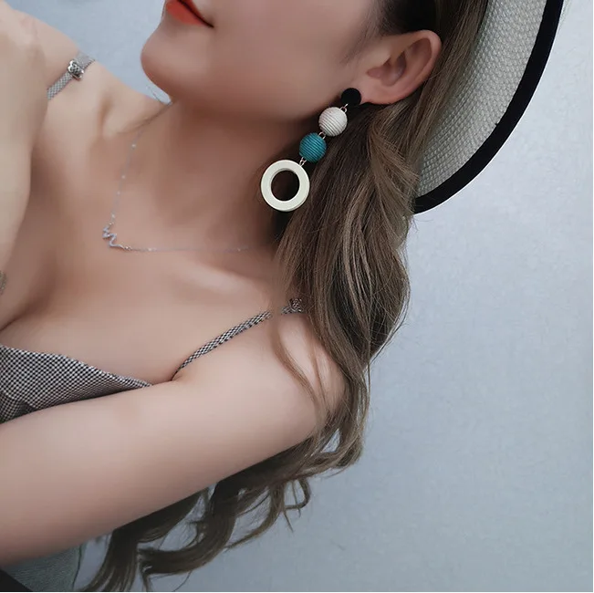 Лидер продаж модные богемные Висячие серьги для женщин сделай сам Длинные