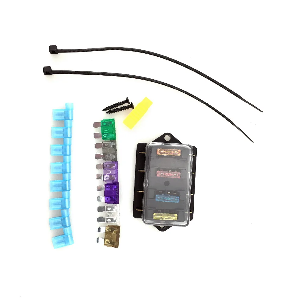 Автомобильный УВД АТО Водонепроницаемый с предохранителем 10 шт. и DC12V 24V 4 Way цепи