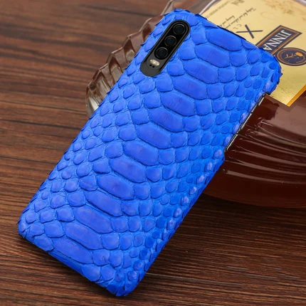 Роскошный телефон чехол для Huawei P10 P20 P30 Lite mate 10 20 lite Pro Y7 Y9 P Smart кожи питона чехол для Honor 8X9X10 20 lite - Цвет: Brown
