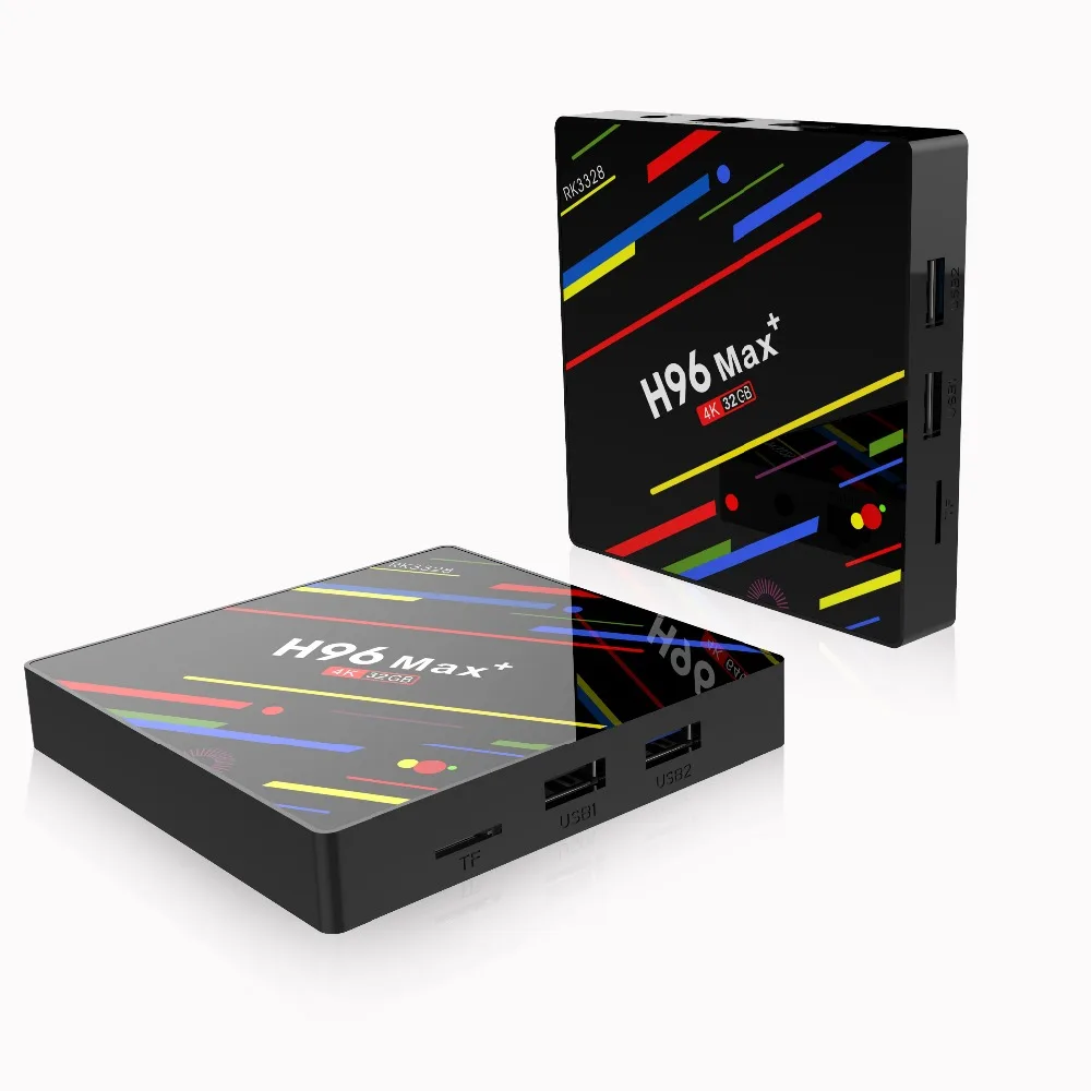 Android 8,1 smart tv box H96 MAX 4 ГБ ОЗУ 32 Гб ПЗУ медиаплеер Четырехъядерный 4K HDR10 USB 3,0 H.265 декодер WiFi 2,4G телеприставка