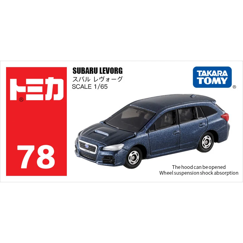 Takara Tomy Tomica 1/65 Subaru LEVORG металлическая литая под давлением модель автомобиля