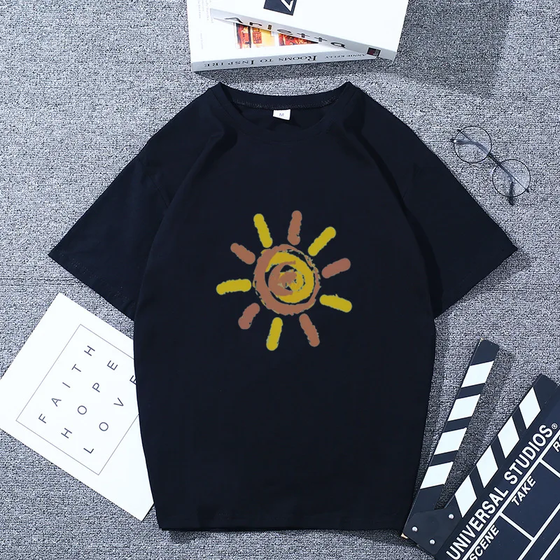 

Женская футболка с принтом, Летняя Повседневная белая футболка большого размера с принтом в стиле бойфренда, Харадзюку, уличная одежда