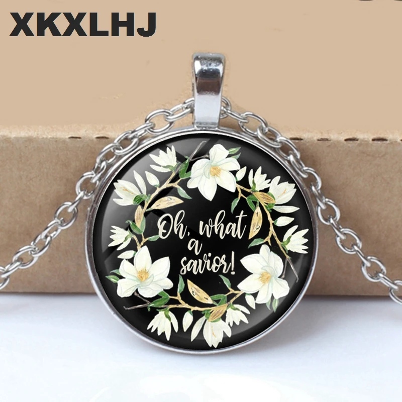XKXLHJ New Bible Verses Necklace Glass Dome Pendant Necklaces Scripture Quote Jewelry Christian Faith Inspirational Gifts |