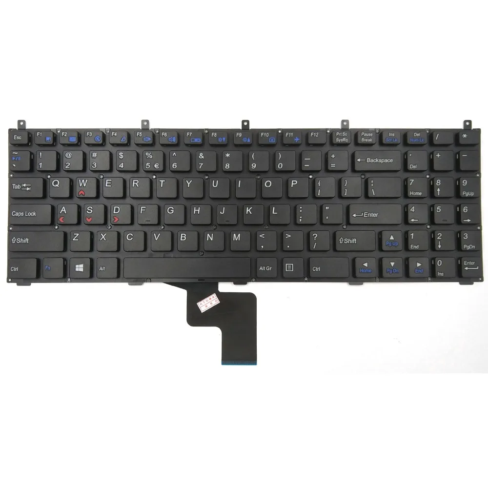Новая клавиатура для ноутбука Clevo W170ER W170HN W170HR W250H W250HU W250HUQ W251B W251BUQ w251bw W251C W251CUQ W251H |