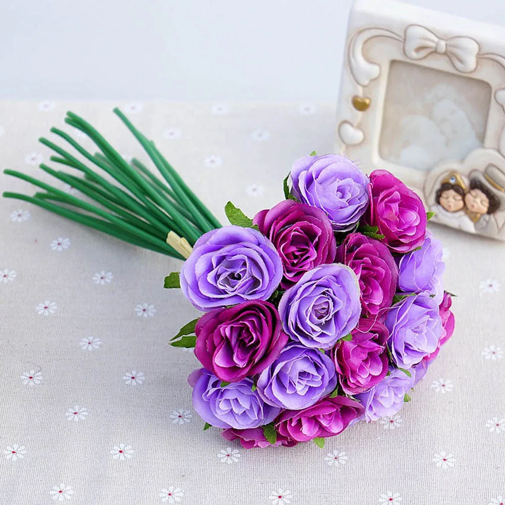 20 шт ветки Искусственные цветы винтажные европейские пионы Свадебные шелковые