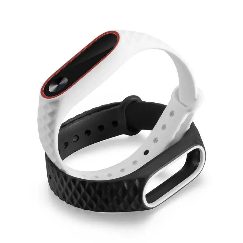 HIPERDEAL силиконовый ремешок для часов сменный маленький тонкий резиновый Xiaomi Mi Band 2