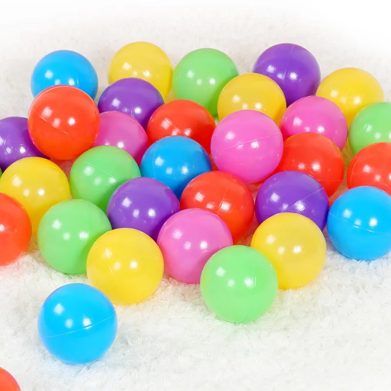 5pcs Ocean ball 1 шт. шеи кольцо безопасности для плавательный круг для тренировок на открытом воздухе Плавание кольцо надувной фламинго надувной воды и напиток# TC - Цвет: 5pcs Ocean ball