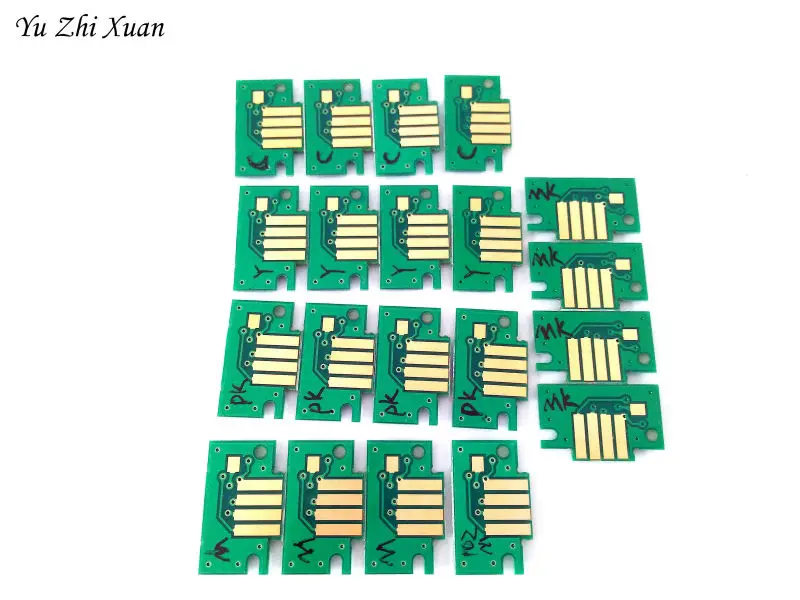 Alibaba hot sellinig! Один раз PFI-102 чернильный картридж чип для Canon IPF 650/655/750/755/760/765
