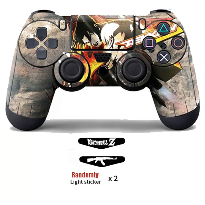 1 Виниловая наклейка для PS4 беспроводной контроллер геймпад Защитная Наклейка для Playstation 4 контроллер Джойстик - Цвет: 1