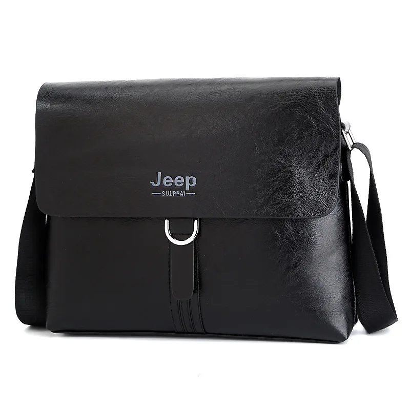 Новая мода JEEP Sulppai ручной работы мужская кожаная сумка на одно плечо iPad Держатель