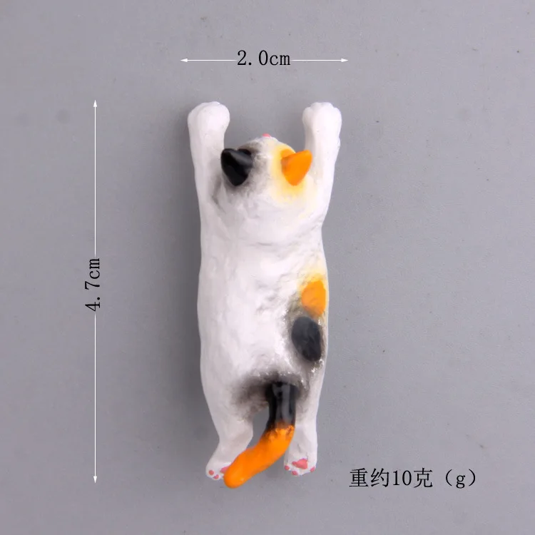 Cat 4 Магниты на холодильник для спящей кошки, собаки, котенка, лежащего мультяшного животного, белая доска, стикеры, магниты на холодильник, детские игрушки, украшение для дома - Цвет: Cat 4