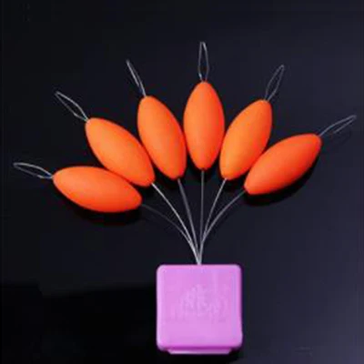 1-orange 2 цвета 2 формы цилиндрический оливковый тип семь звезд плавающий большой средний и маленький размер пены рыболовные снасти поставки - Цвет: 1-orange