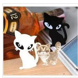 (Смешанный заказ) Потрясающие новые милые черно белые броши кошки X30|brooch corsage|brooch