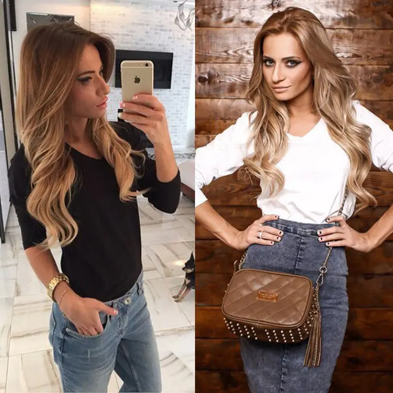 Базовая футболка для женщин с длинным рукавом женская верхняя одежда Сезон весна