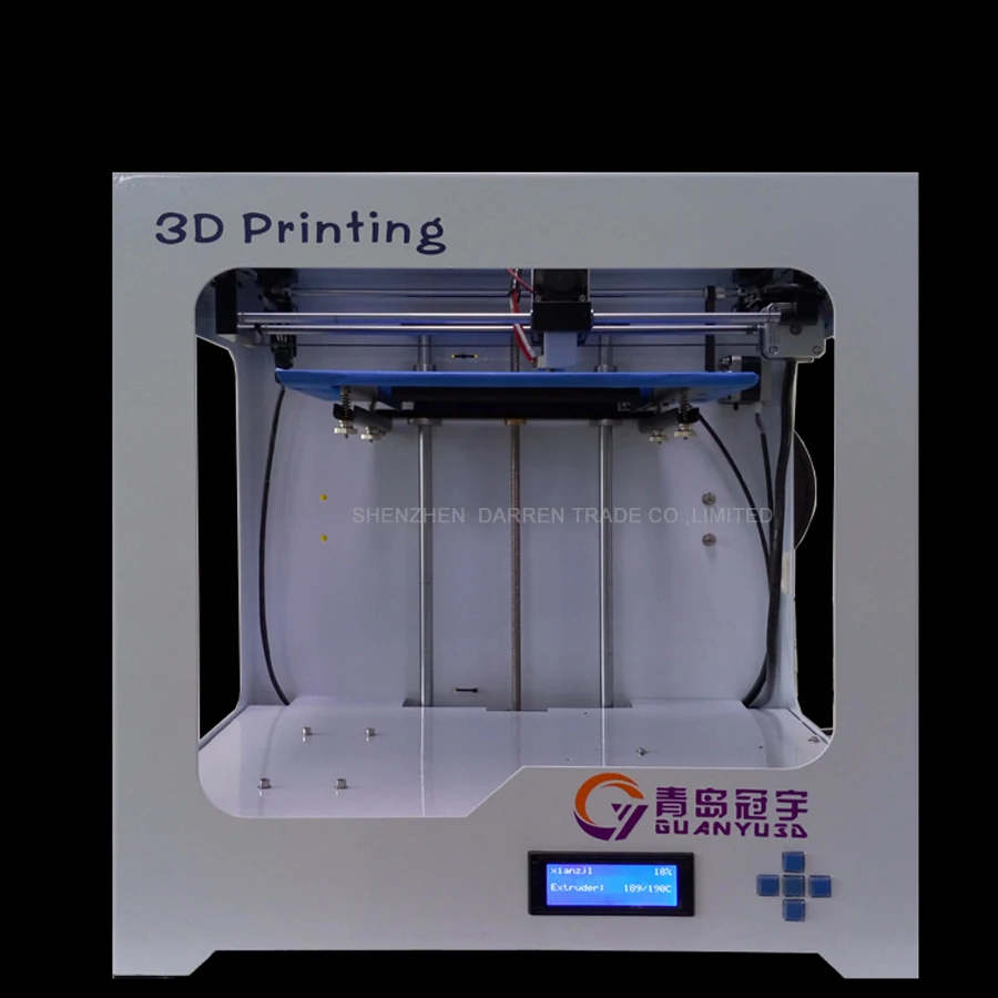 3D принтер GY300 ABS печатная машина трехмерный USB порт LAN светодиодный экран Pla