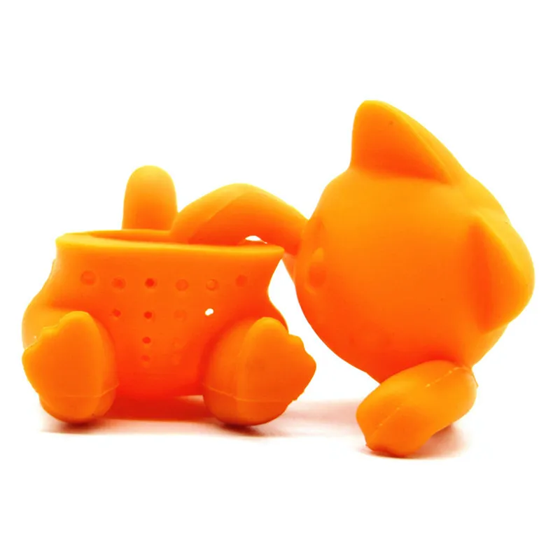 Силиконовый ситечко для заваривания чая в виде кошки 1 шт.|strainer y|strainer teastrainer filter |