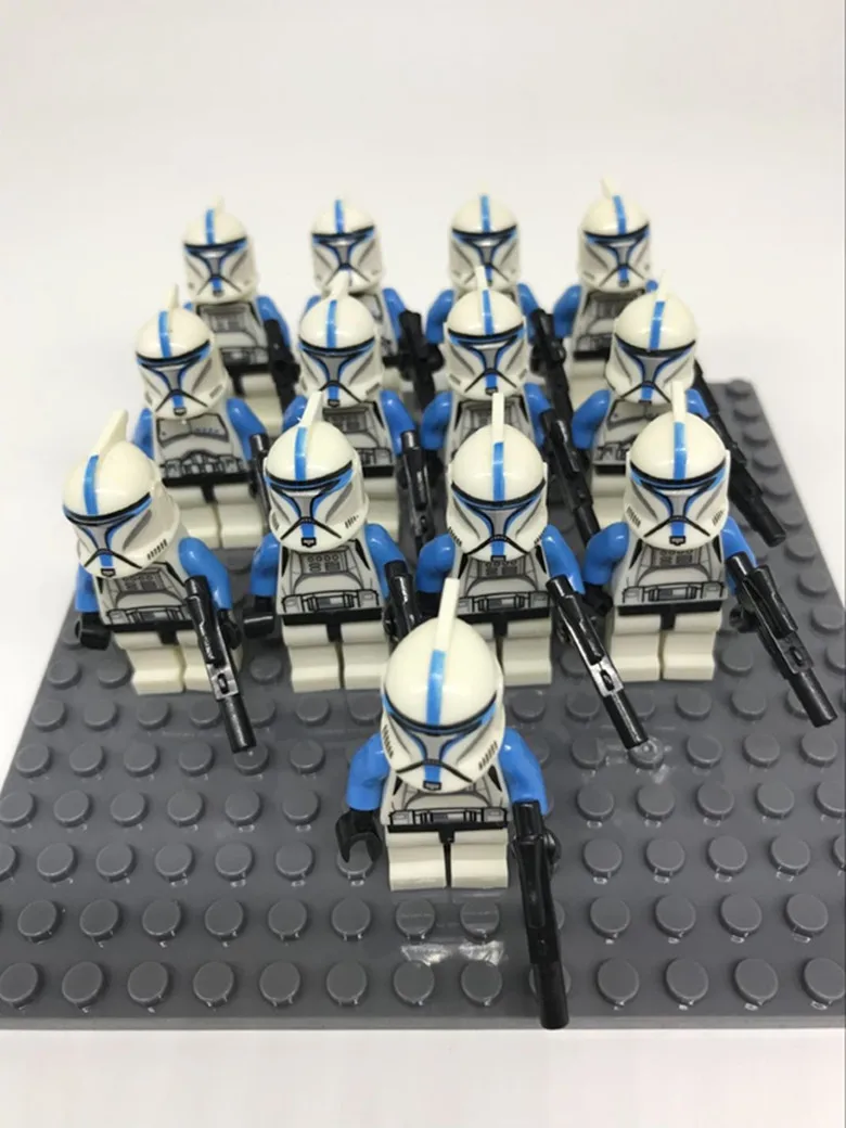 AX1078 LAN 12 13 шт./лот Star Wars Rebels Storm Trooper 7668 Shadow clone Trooper Дарт Вейдер игрушка fig совместимый - Цвет: AX1078 LAN 12