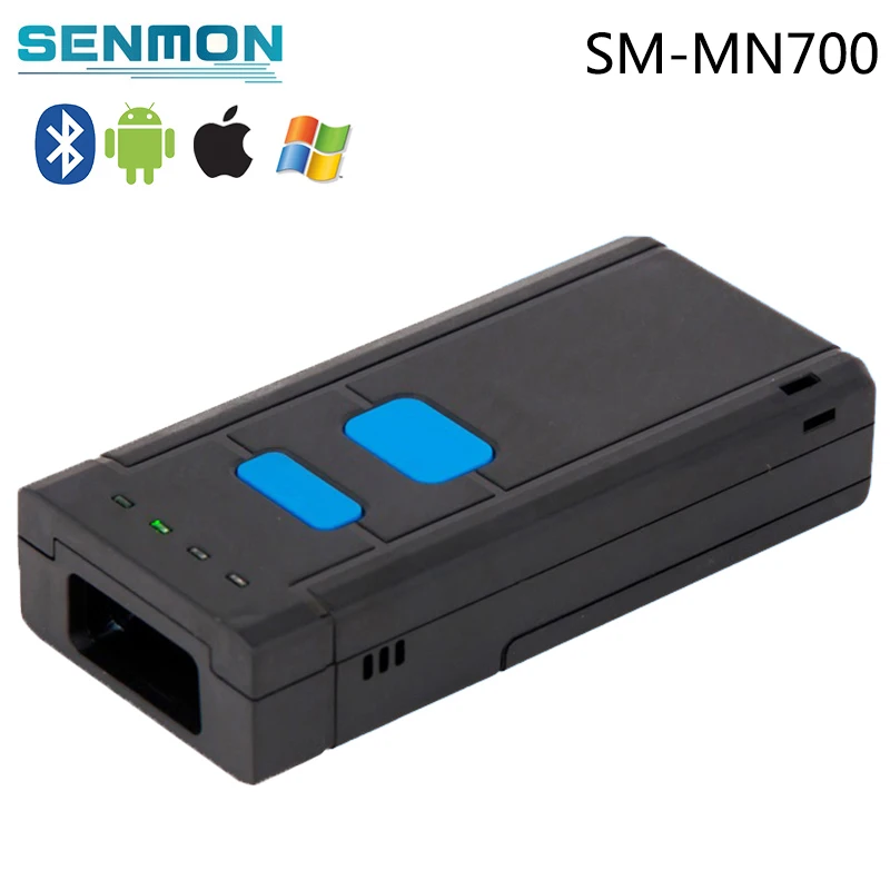 Портативный беспроводной сканер штрих кодов CCD Bluetooth для iPad iPhone Android планшетов