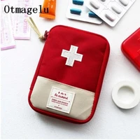 mini zippered lock medicine storage bag first aid kit for outdoor travel organizer portable home medicine emergency package