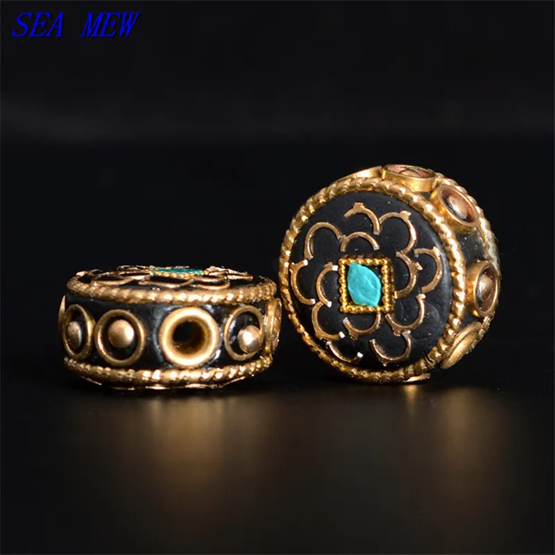 Чайка 5 шт. Непал металла латунь Бусины и бисер 16 мм * 8 из бисера Разъёмы 2