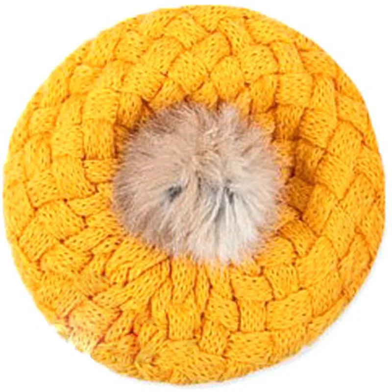 2019 baby hat kids baby photo props beanie,faux rabbit fur gorros bebes crochet beanie toddler cap for 4 months-3 years old girl