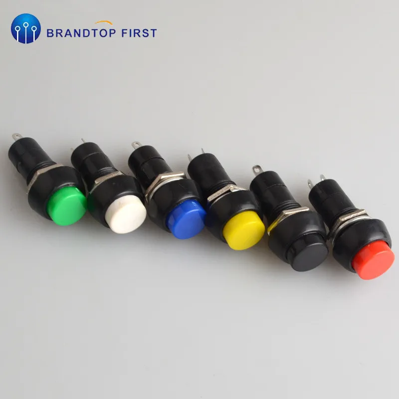 12 мм самоблокирующийся/Мгновенный пластмассовый кнопочный переключатель