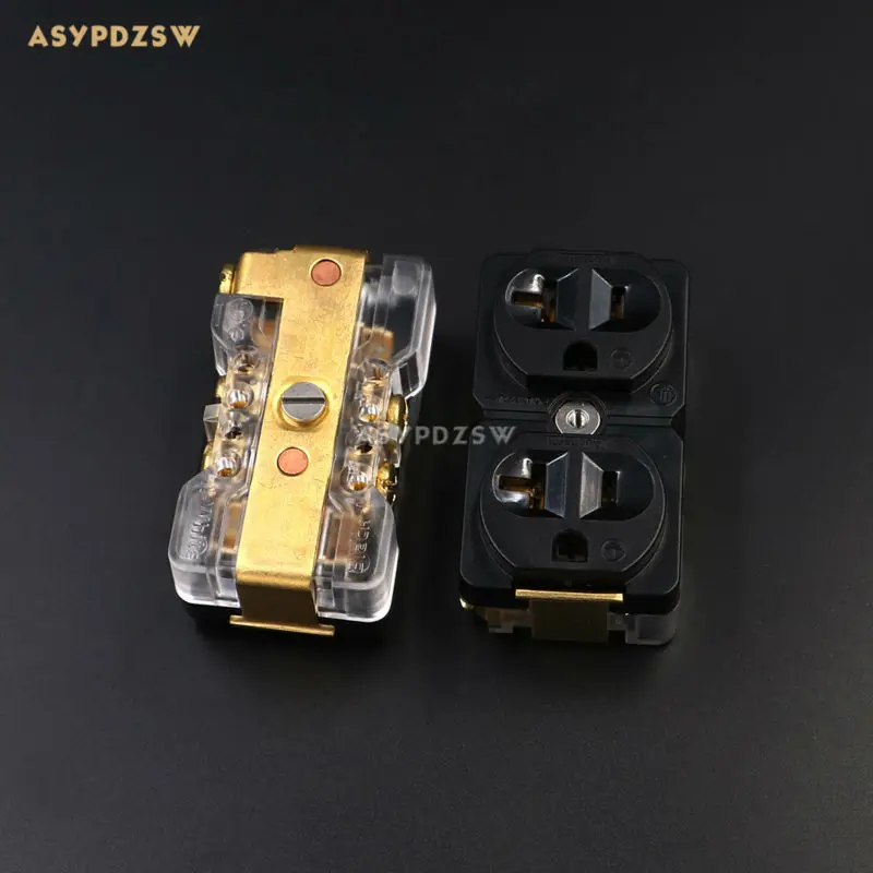 1 шт. Audiophile HIFI 20A ювелирные изделия из чистого золота покрытием люминофоровая медь