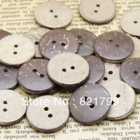 36 л деревянная кнопка для ткани Кокосовая оболочка Кнопка оптовая цена Заводская