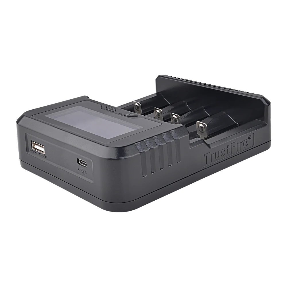 TrustFire TR 020 быстрая Зарядное устройство 3 0 USB QC3.0 Смарт Батарея Набор 18650 /26650 /32650