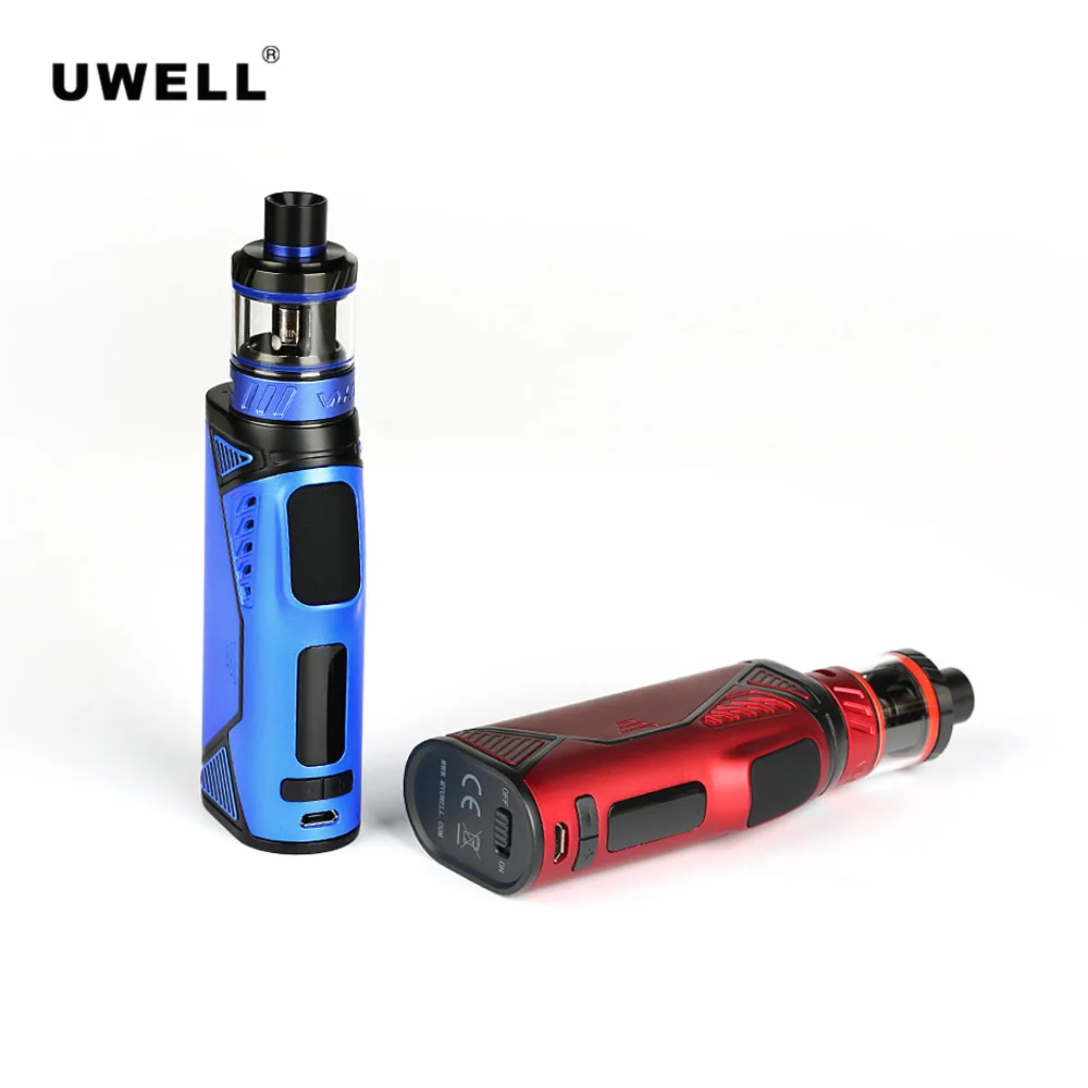 Оригинальный комплект Uwell Hypercar с 80 Вт Mod No 18650 батарея 1.8ohm nichримская катушка 2 мл
