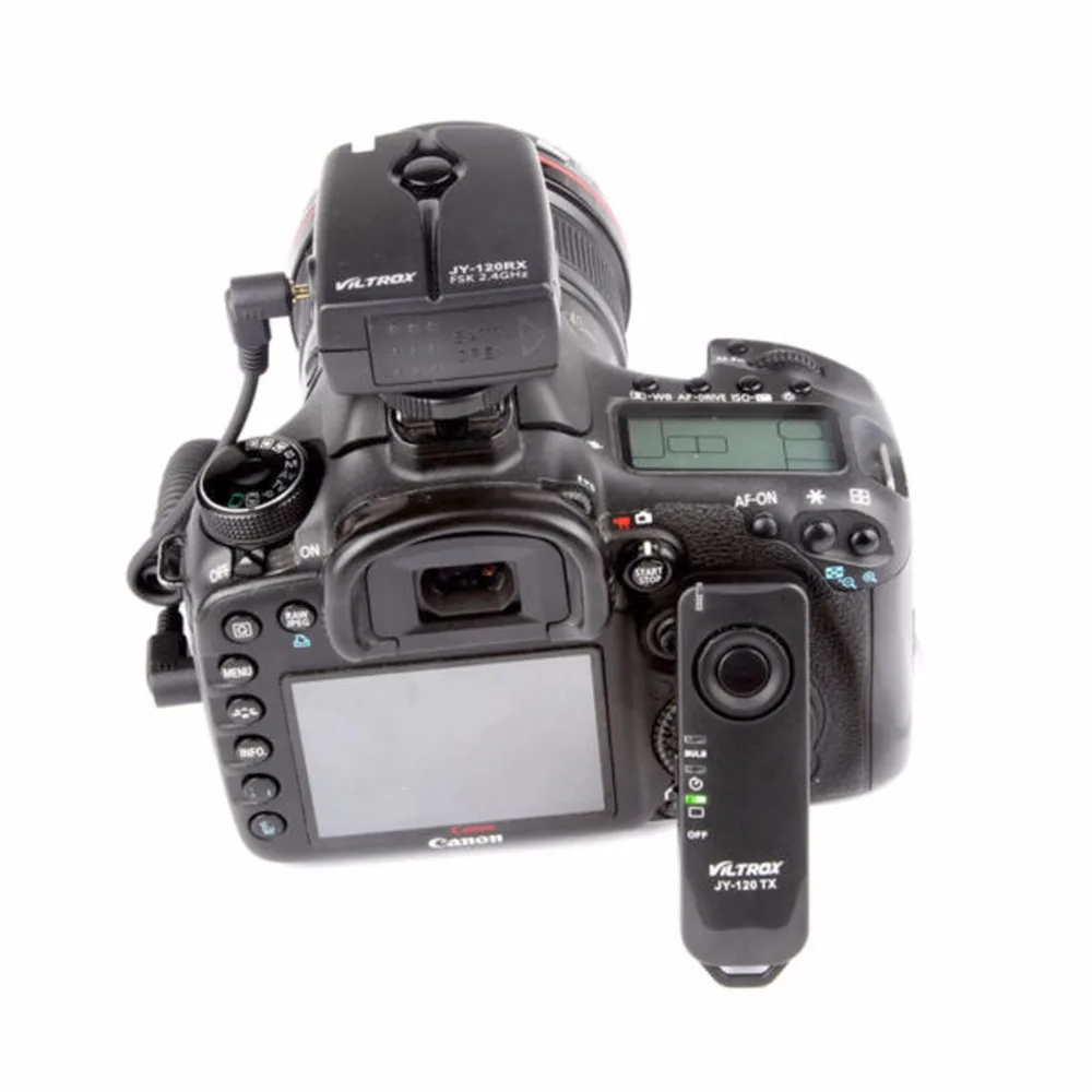 Беспроводной пульт дистанционного управления спуска затвора для Canon EOS 5D Mark III 50D