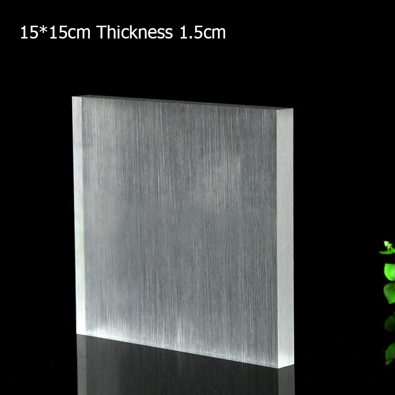 15x15 Frosted Квадратный Твердый акриловый дисплей стенд шкаф магазин Розничная ювелирные изделия часы искусство счетчик дисплей подъемный Блок прозрачный черный матовый белый - Цвет: 15x15 Frosted