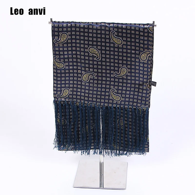 Шарф мужской шелковый саржевый Мягкий Роскошный шейный платок в стиле